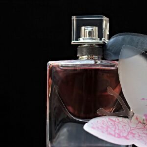 perfume, flacon, glass bottle, bottle, still life, perfume bottle, butterfly, fragrance, fragrant, pink, perfume, perfume, perfume, perfume, perfume